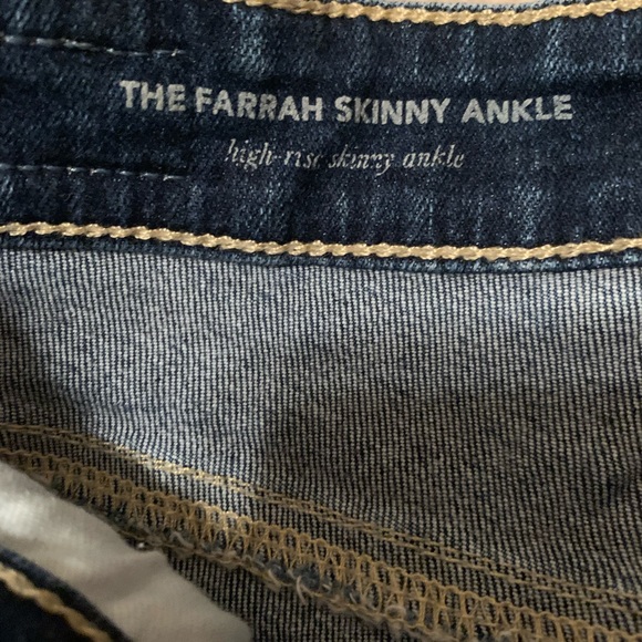 AG Adriano Goldschmied jeans. High rise. The Farrah Skinny Ankle. Size 25R. - Picture 5 of 9